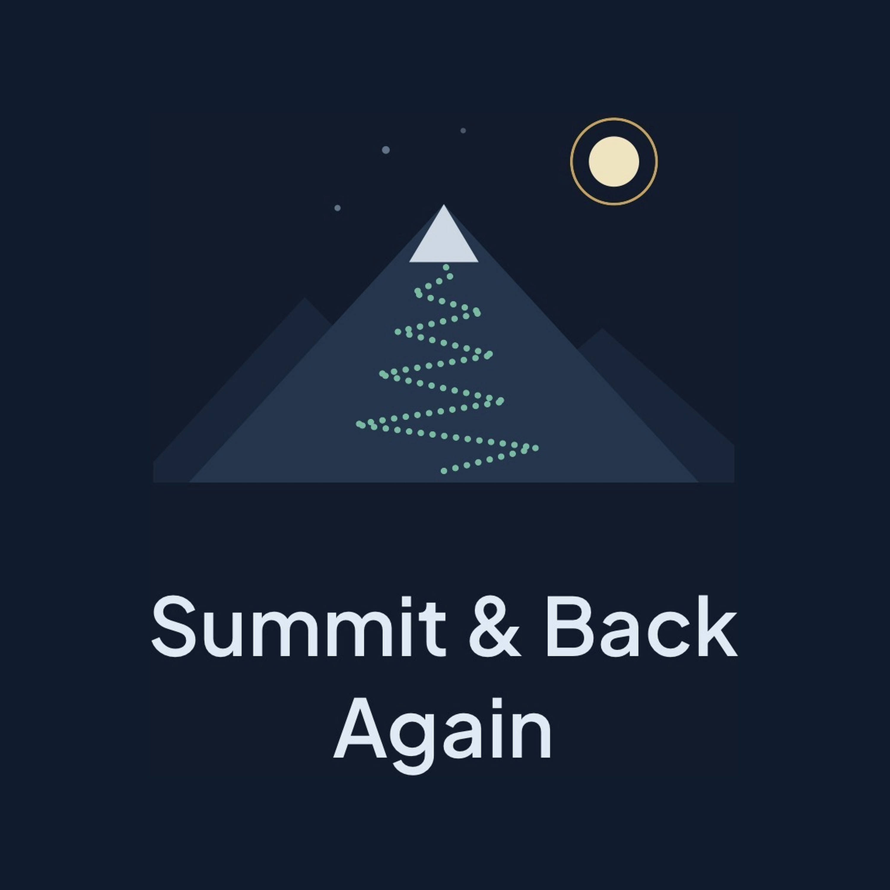 Summit & Back Again Sticker